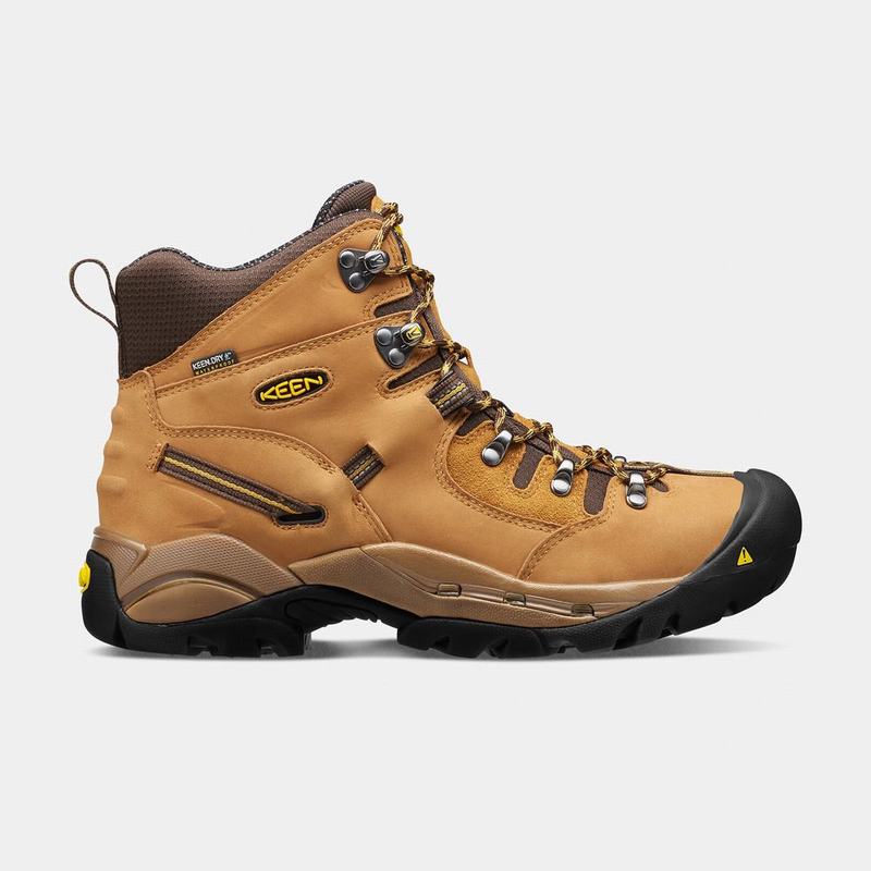 Botas De Trabajo Keen Pittsburgh 6" Steel Toe Para Hombre Marrom - Botas Keen Mexico (064293-LHY)